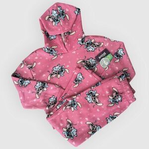 Disney Stitch and Angel Hoodie and Pants Set